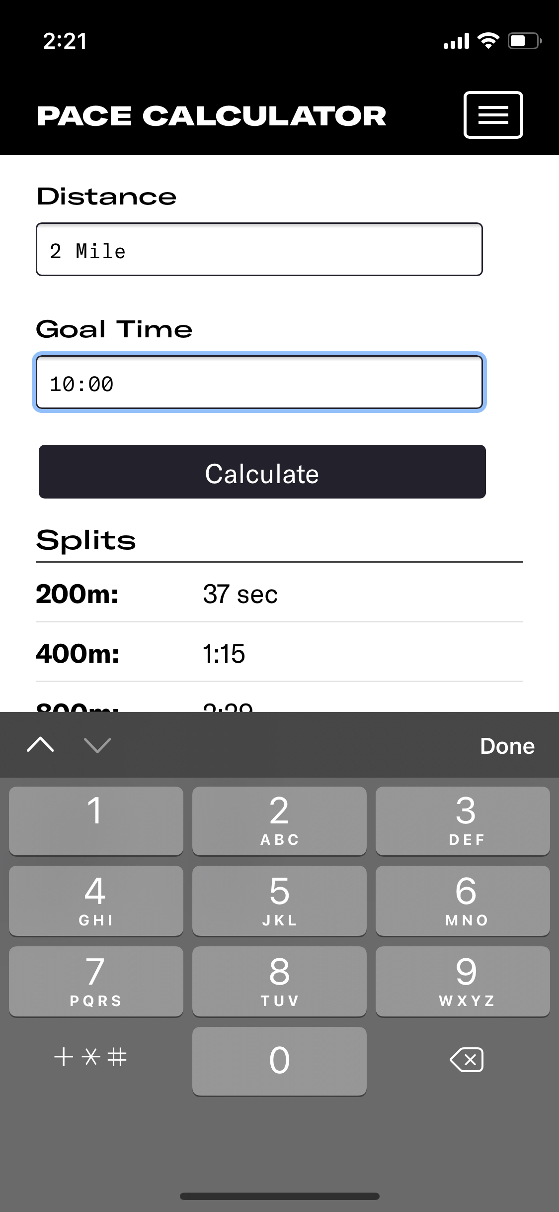 On mobile devices, input is streamlined for ease of use.